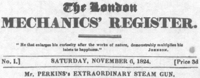The London Mechanics Register