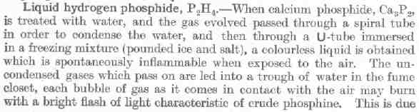 p 718 Modern Inorganic Chenistry, Mellor 1934